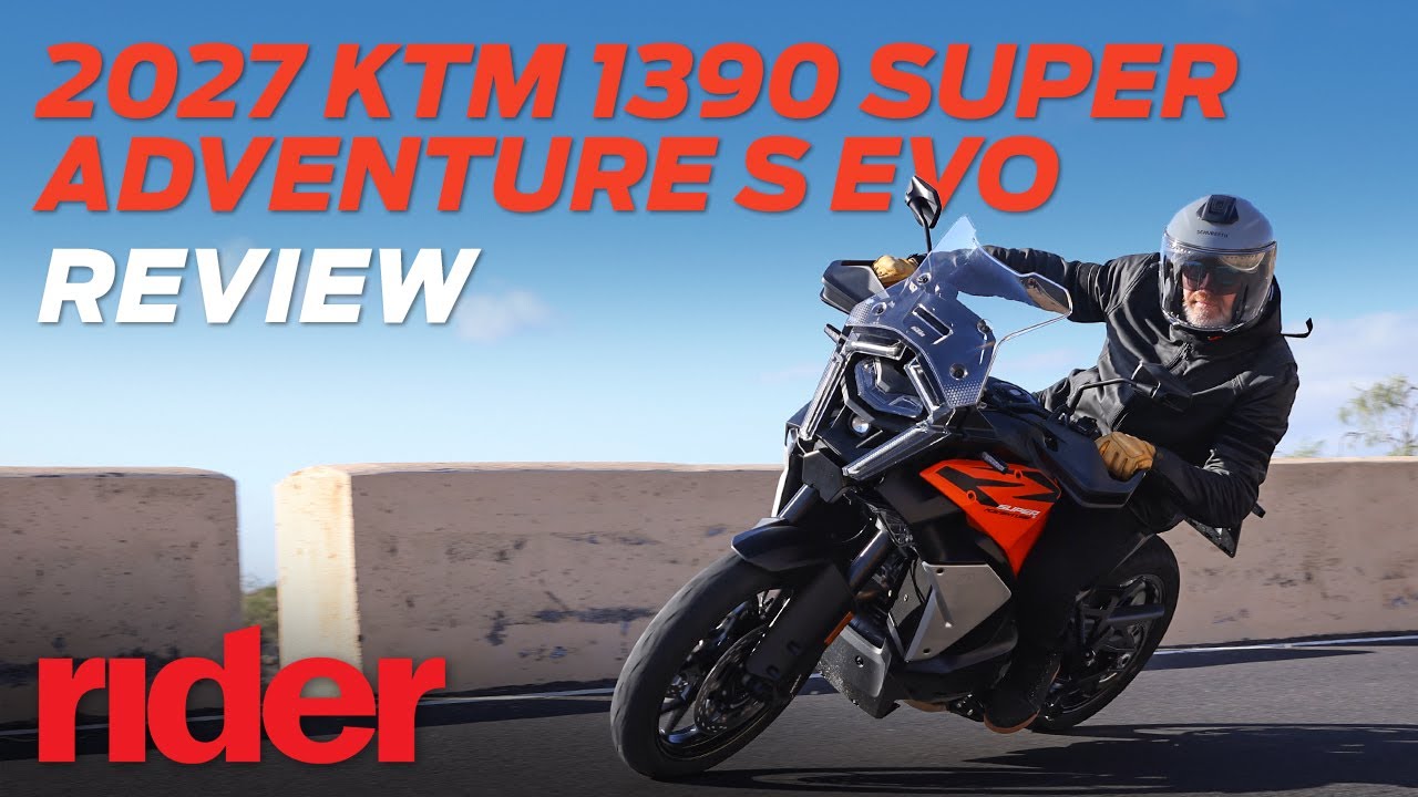Обзор мотоцикла KTM 1390 Super Adventure S Evo 2027 года.