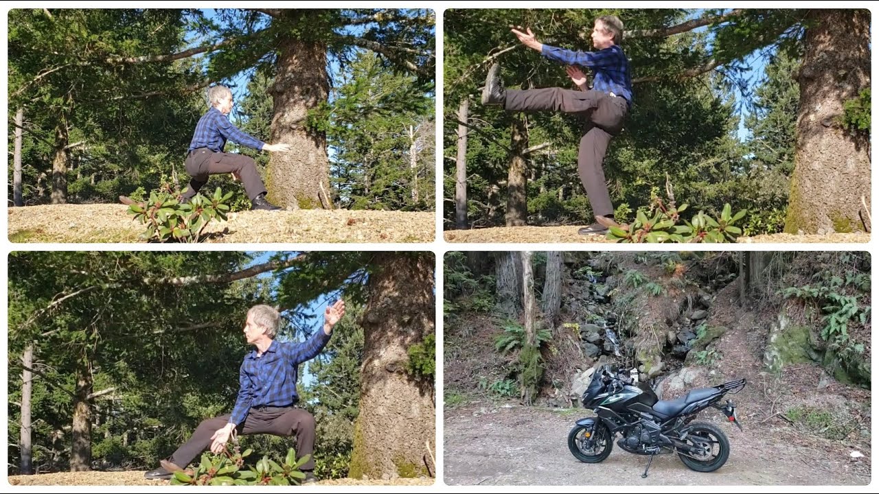 Tai chi qigong flow. And a wee waterfall.