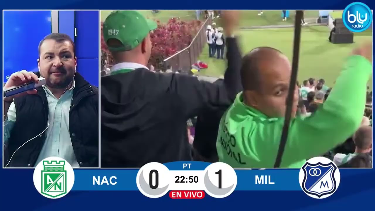 &iexcl;GOLAZO DESDE MITAD DE CANCHA DE MILLONARIOS! Contreras anota el 0-1 contra Nacional