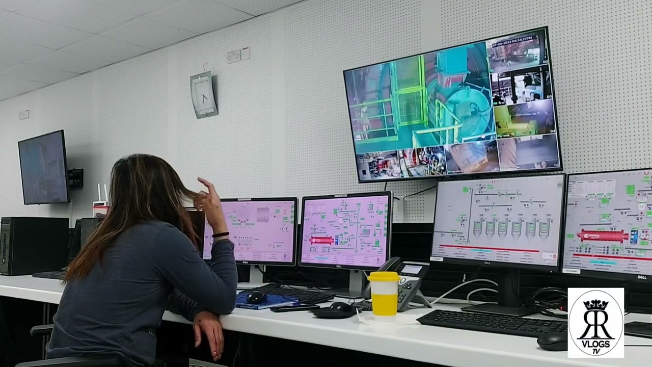 CEMENT MILL Central Control Room