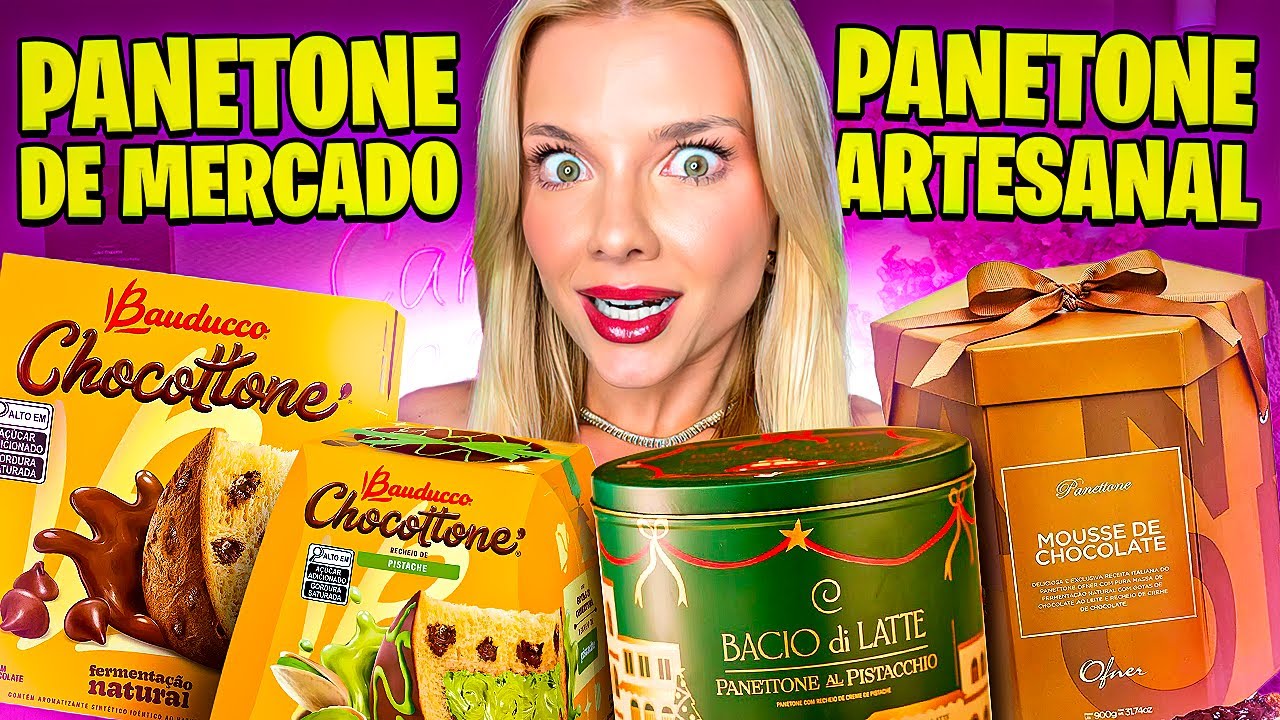 PANETONE DO MERCADO VS PANETONE ARTESANAL