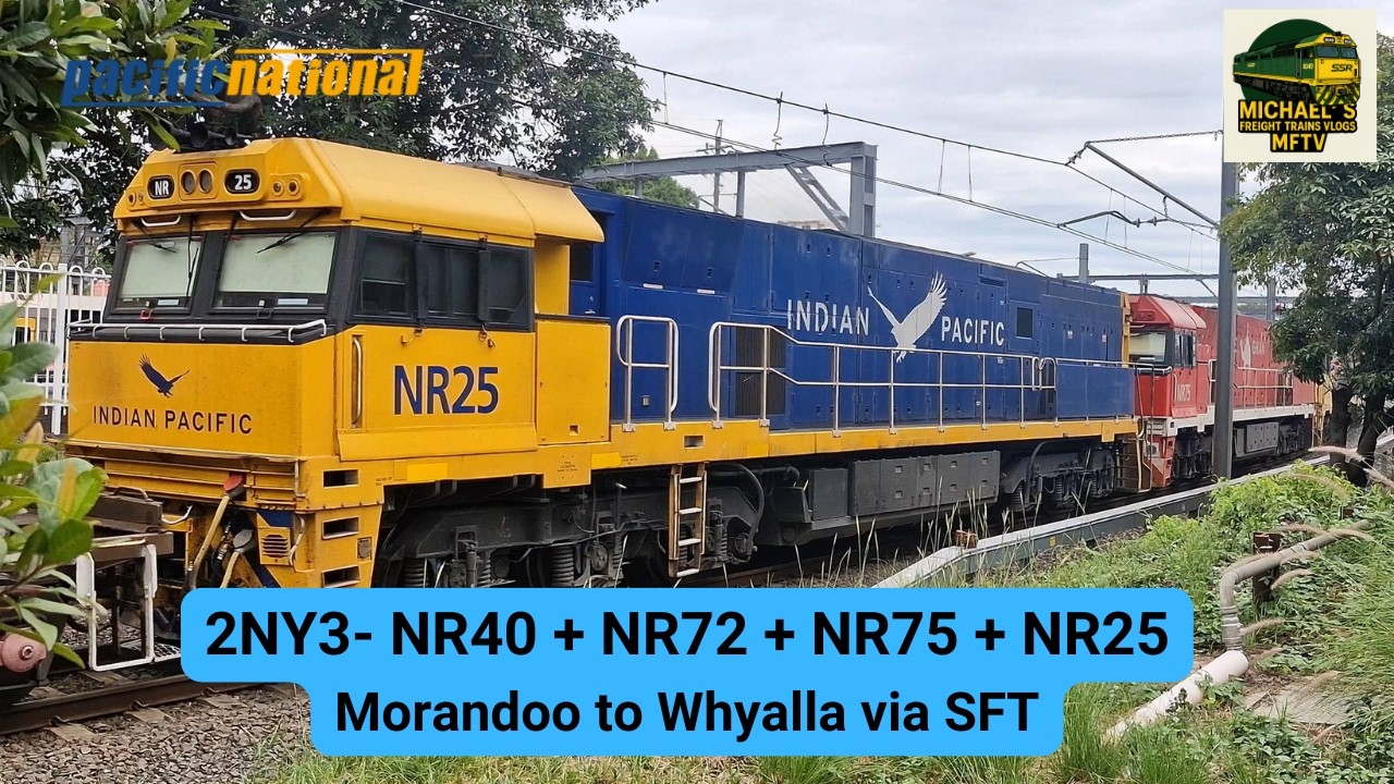 23/02/26 Pacific National Infrabuild Steel Train 2NY3 passing Homebush 