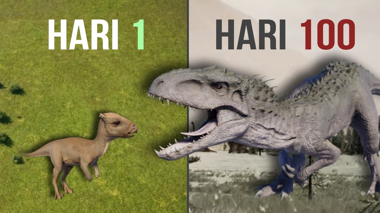 Aku Menghabiskan 100 Hari di Jurassic World Evolution 2 [Full Movie]