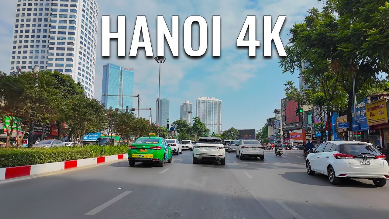 Autumn in Hanoi - A Stunning 4K Driving Tour Through the City's Beauty