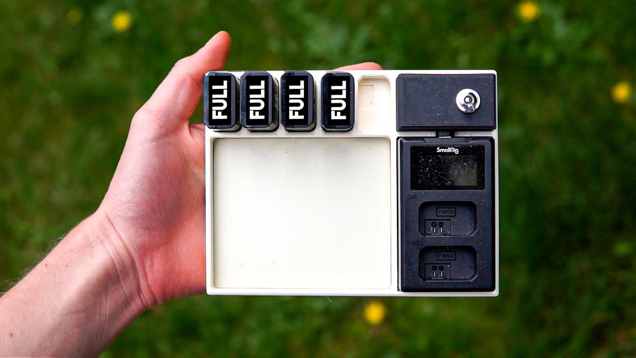 DIY Camera Battery Organizer