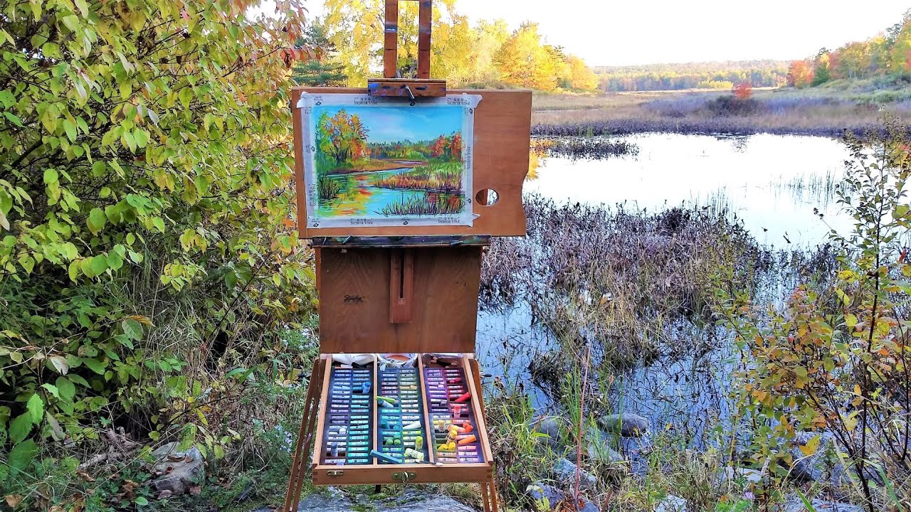 Setting up my French Easel for Plein Air Painting!