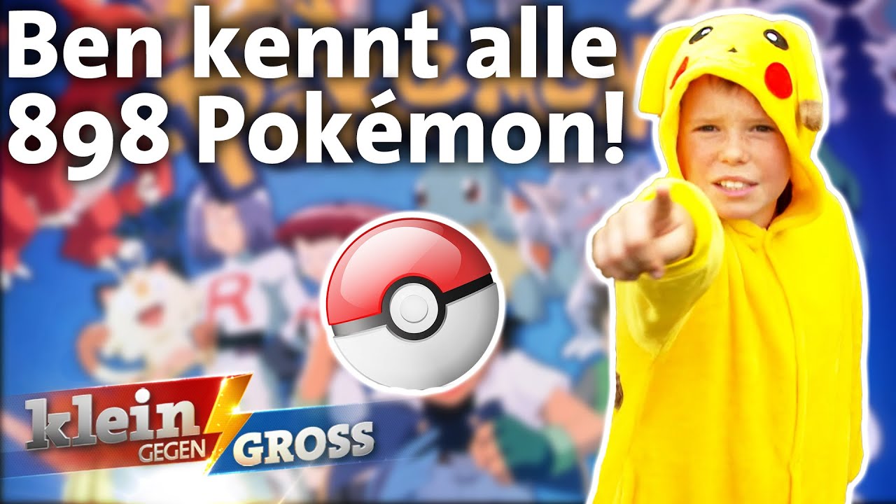 Er träumt nachts von Pokémon: Ben (12) kennt sie alle! | Klein gegen Groß