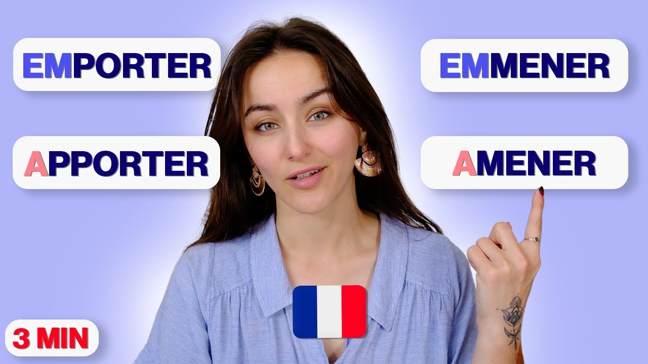 Emporter ou Apporter ? Emmener ou Amener ? Explication facile