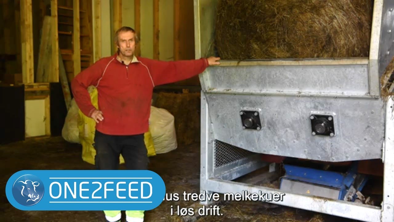 Automatisk fôring med rundballer