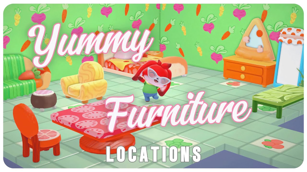 Yummy furniture guide Hello Kitty Island Adventure