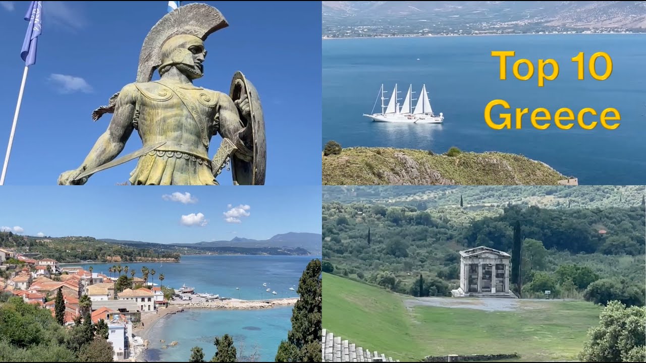 🇬🇷 10 ЛУЧШИХ мест для посещения на Пелопоннесе, Греция. Путешествия (Лучшие однодневные поездки и...