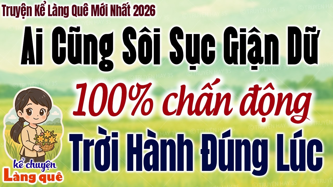Ai cũng sôi sục giận dữ: 100% Chấn Động - TRỜI HÀNH ĐÚNG LÚC - Kể Chuyện Làng Quê 2026