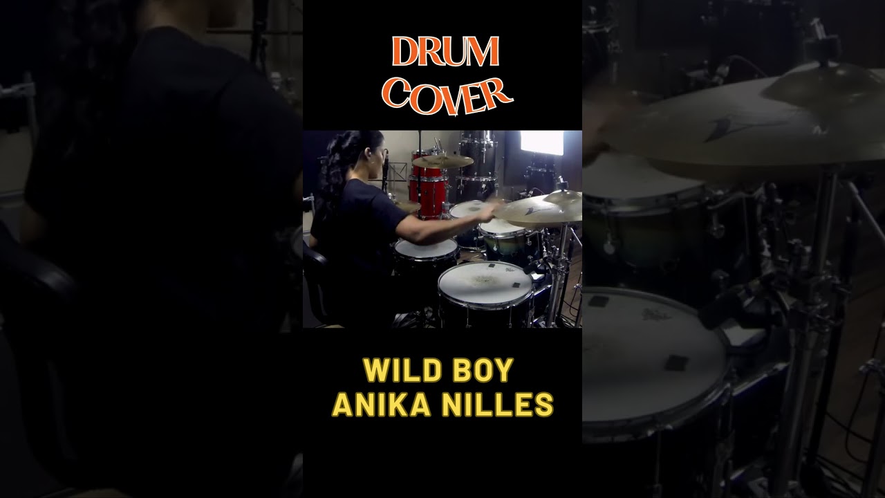 DRUM COVER - Wild Boy - Anika Nilles #bateristagospel #bateristainiciante #coverdrum