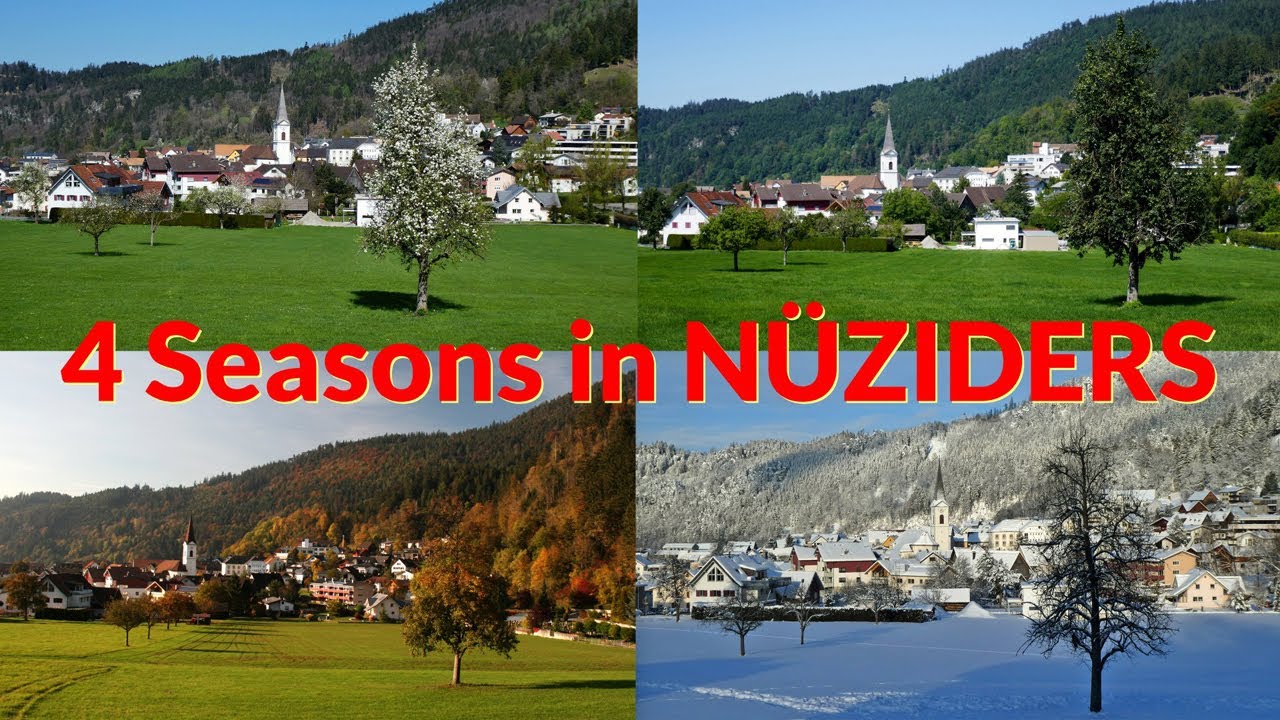 &Ouml;STERREICH: Spaziergang durch die Jahreszeiten in N&uuml;ziders (Vorarlberg)