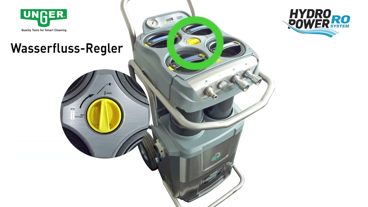 UNGER HydroPower RO M Reinwasseranlage - Videoanleitung