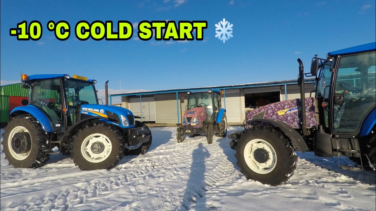 3 AYDIR ÇALIŞMAYAN TRAKTÖRLERLE COLD START! | NEW HOLLAND 2X TD90 & TT4.55