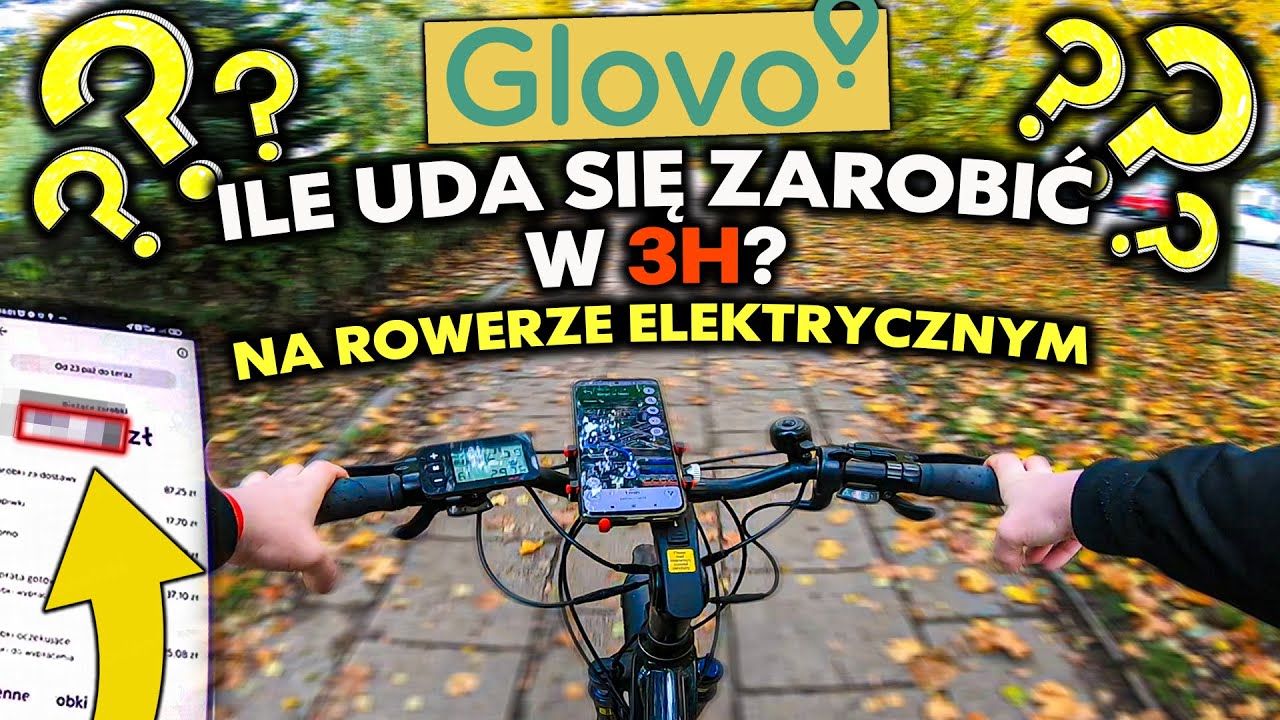 3 Godziny w Glovo, Ile uda się zarobić ?