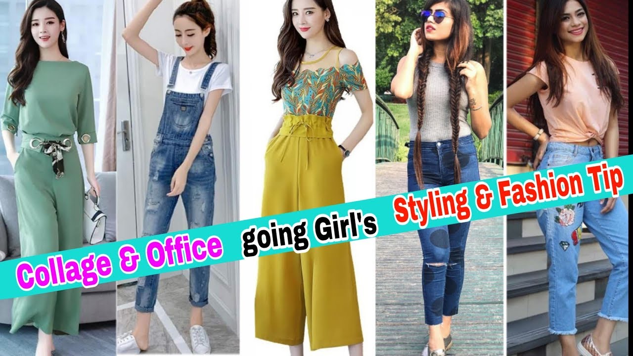 Collage & office going girls Outfits idea 2020 /Stylish jeans Top,  T-Shirt design 2020