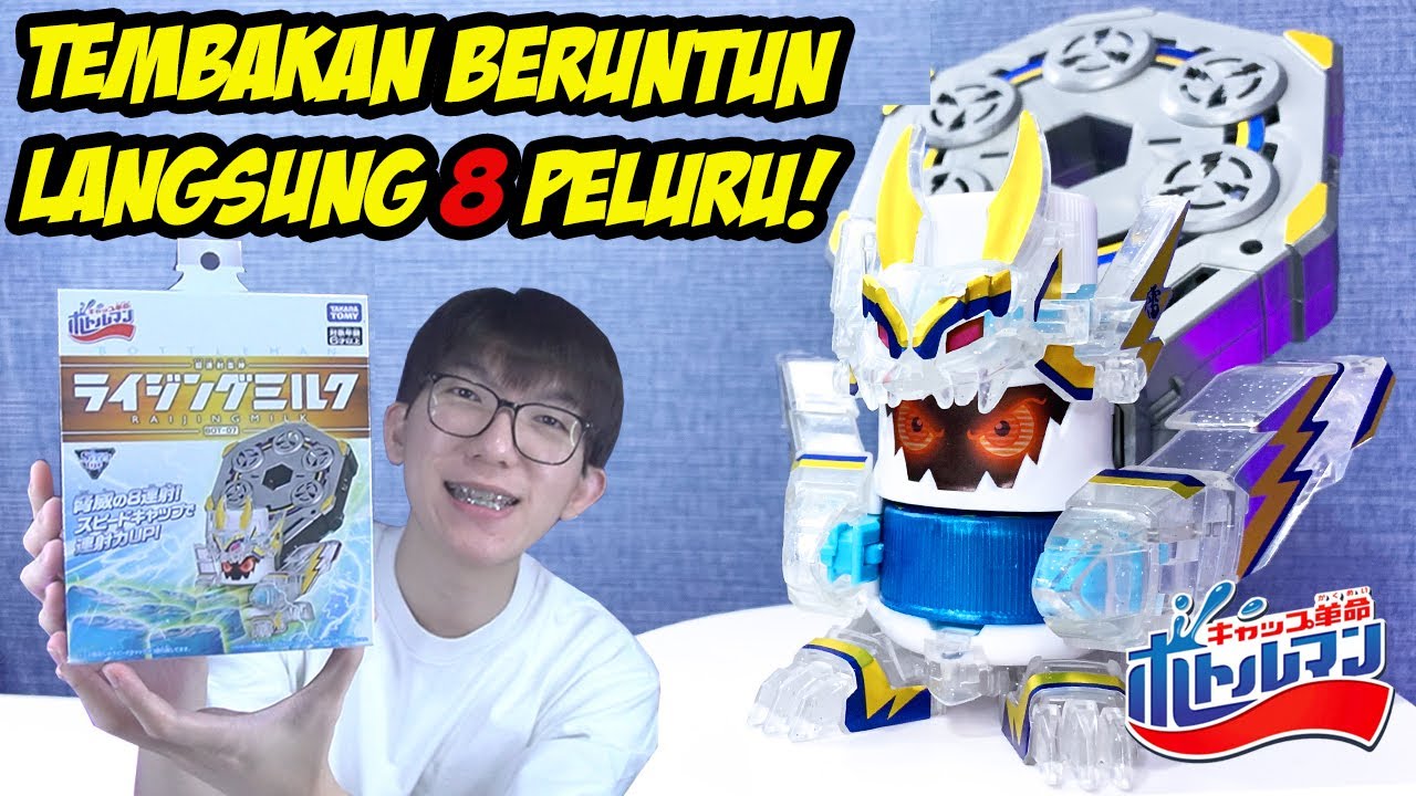 Bottleman Susu ini Tembak Beruntun 8 Peluru! Unboxing Bottleman Raijing Milk - Bottleman Indonesia