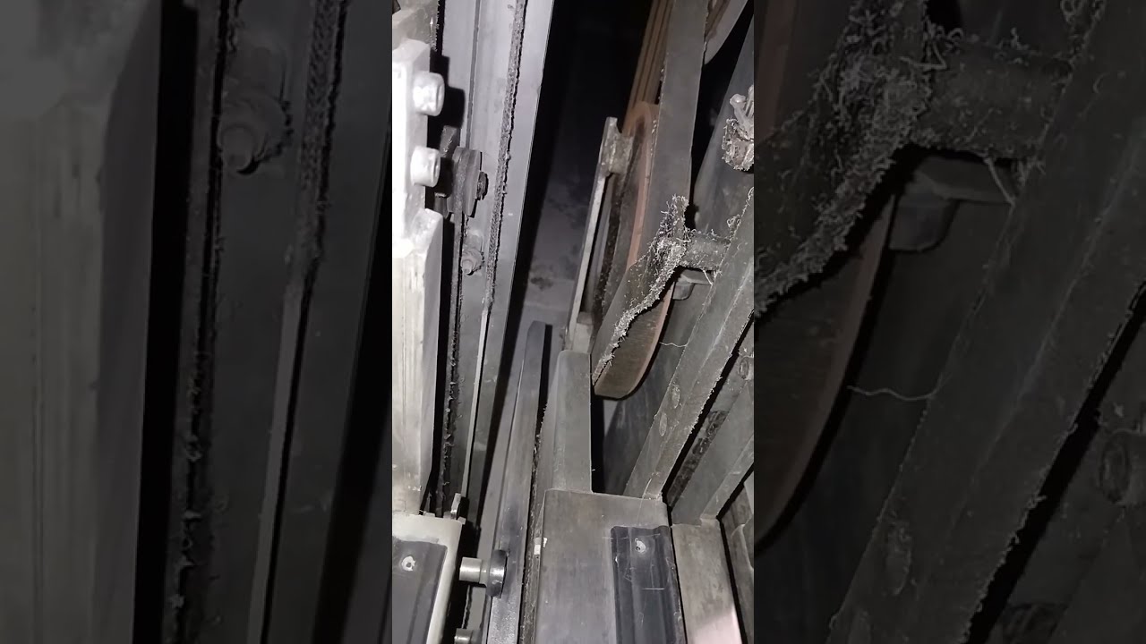 40 year old dusty elevator door operators