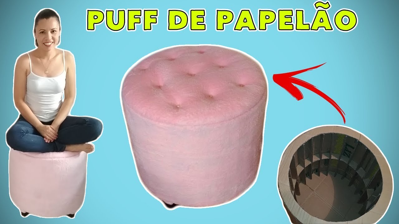 DIY Puff de Pepelão | Polly Peçanha