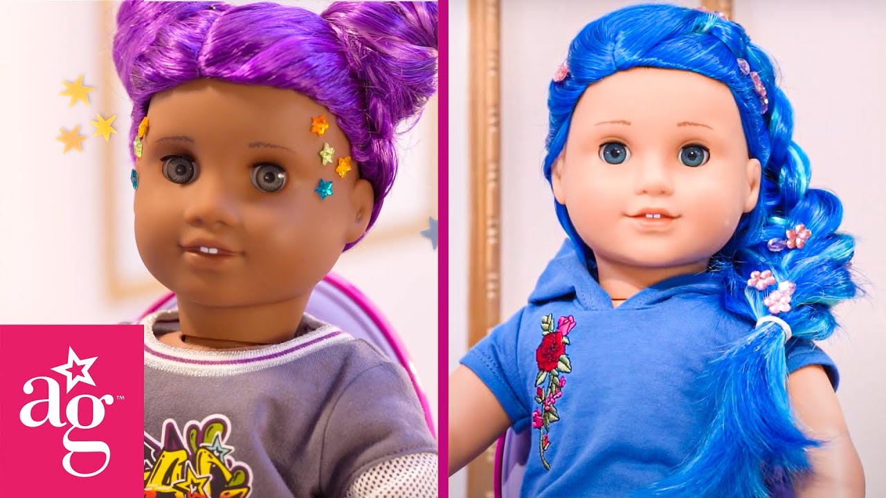 @AmericanGirl | FUN BUNS & BRAIDS! | Cutest Hairstyles for You and Your Doll