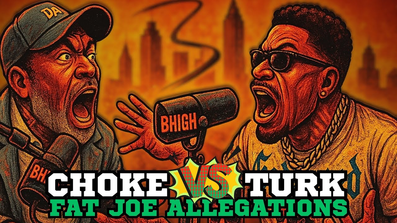 Choke No Joke & Turk CLASH Over Fat Joe Allegations on B High TV! North vs South Debate Gets Heated!