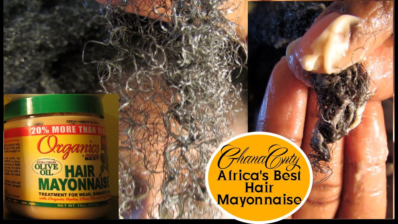 Africa's Best ORGANICS Hair Mayonnaise on Natural Hair Tutorial & Review