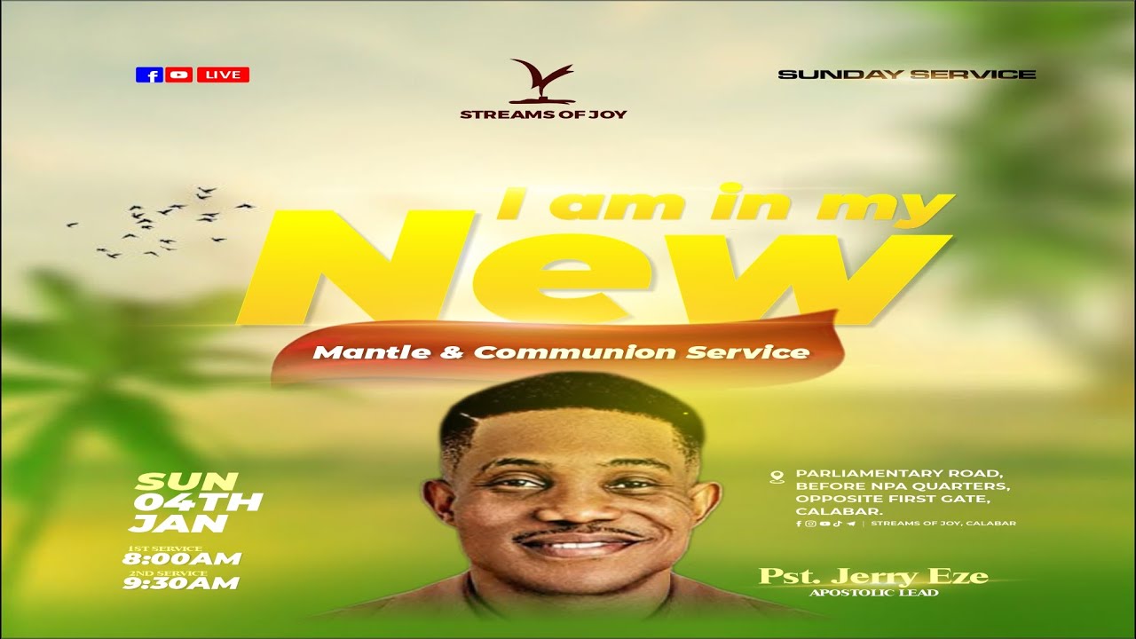 I AM IN MY NEW! || SUNDAY SERVICE || JANUARY 4, 2026