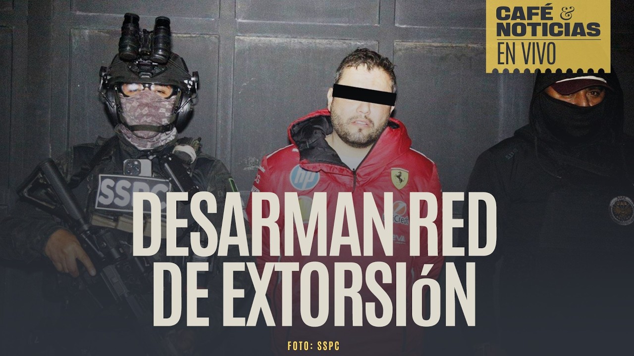 #EnVivo #CaféYNoticias ¬ Operación Enjambre: Alcalde de Tequila, Jalisco, es detenido por extorsión