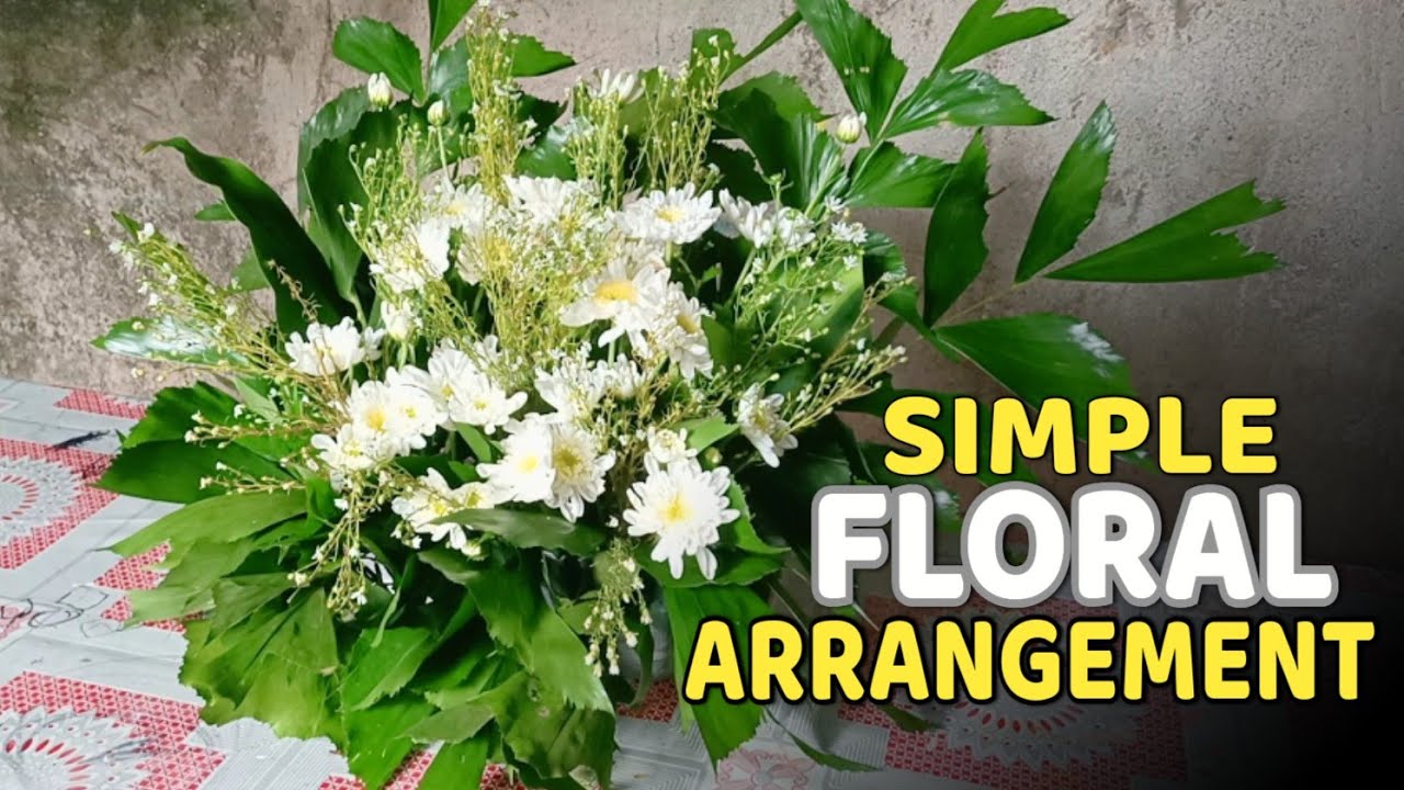 Basic Floral Arrangement Tutorial for Beginners