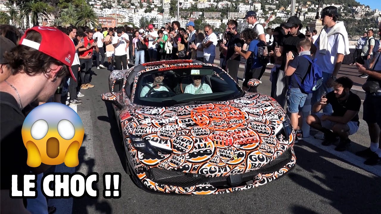LE GUMBALL 3000 PASSE EN FRANCE !! 🔥 Nice est envahie de Supercars 😳