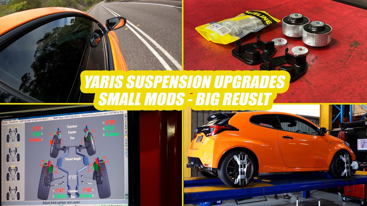 Модернизация подвески GR Yaris — комплект антилифт, болты развала и многое другое — Yaris Day Job 3
