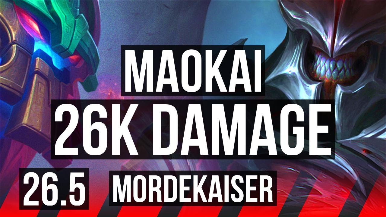 MAOKAI vs MORDEKAISER (TOP) | 26K damage | KR Diamond | 26.5