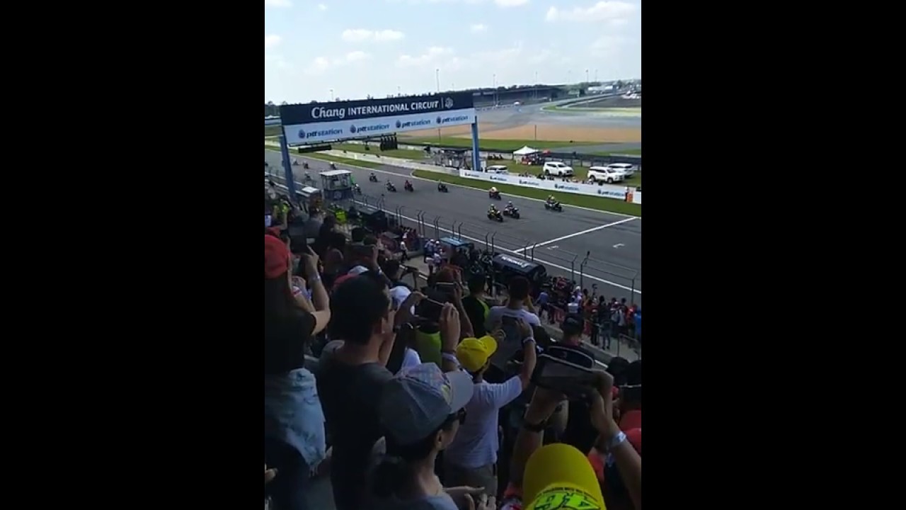 LIVE FROM STAGE MOTO GP BURIRAM THAILAND 2019 WARM UP Moto GP real sound