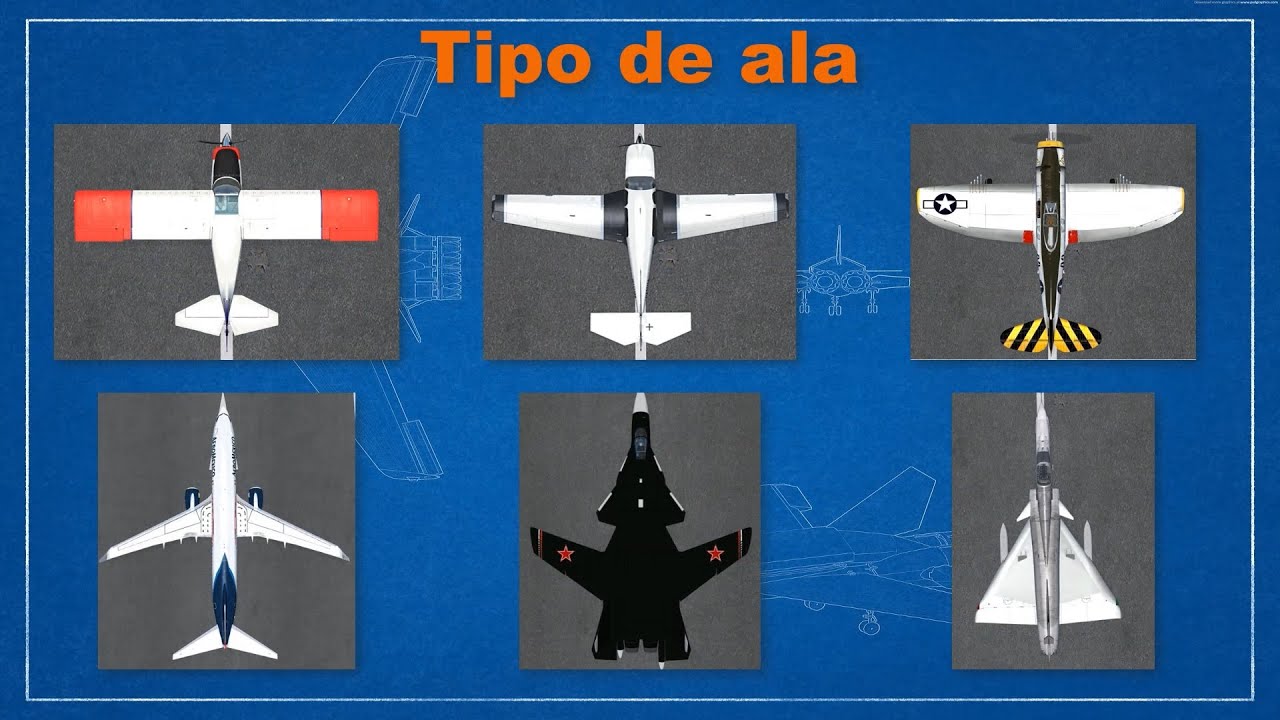 ¿Por qué los aviones tienen diferente forma? (Geometría de ala)