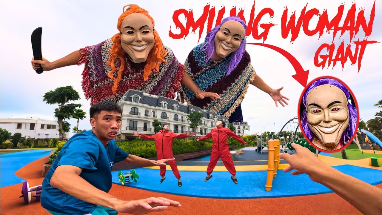 PARKOUR POV VS SMILING WOMAN ESCAPE IN REAL LIFE HORROR 14 | Bubbles Passion