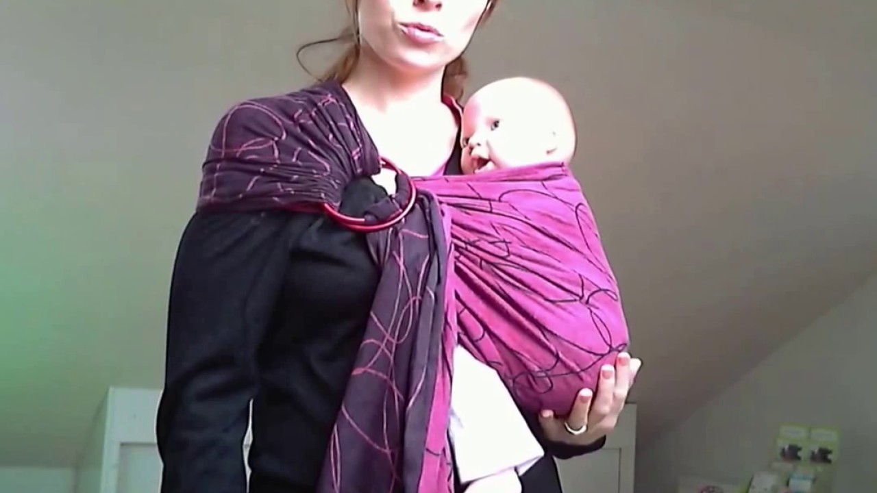 Einfach Eltern - Ring-Sling auf der Hüfte