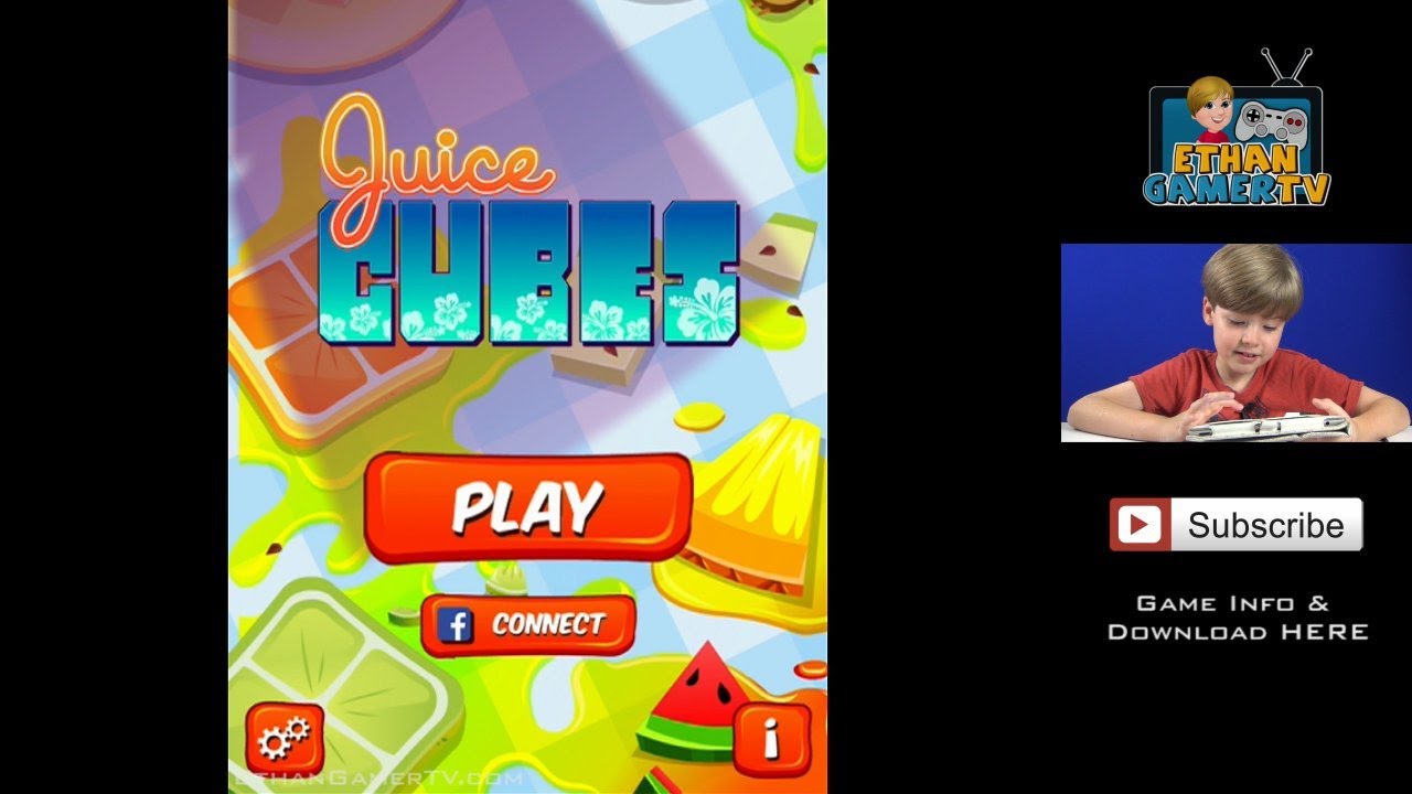 Ethan plays Juice Cubes