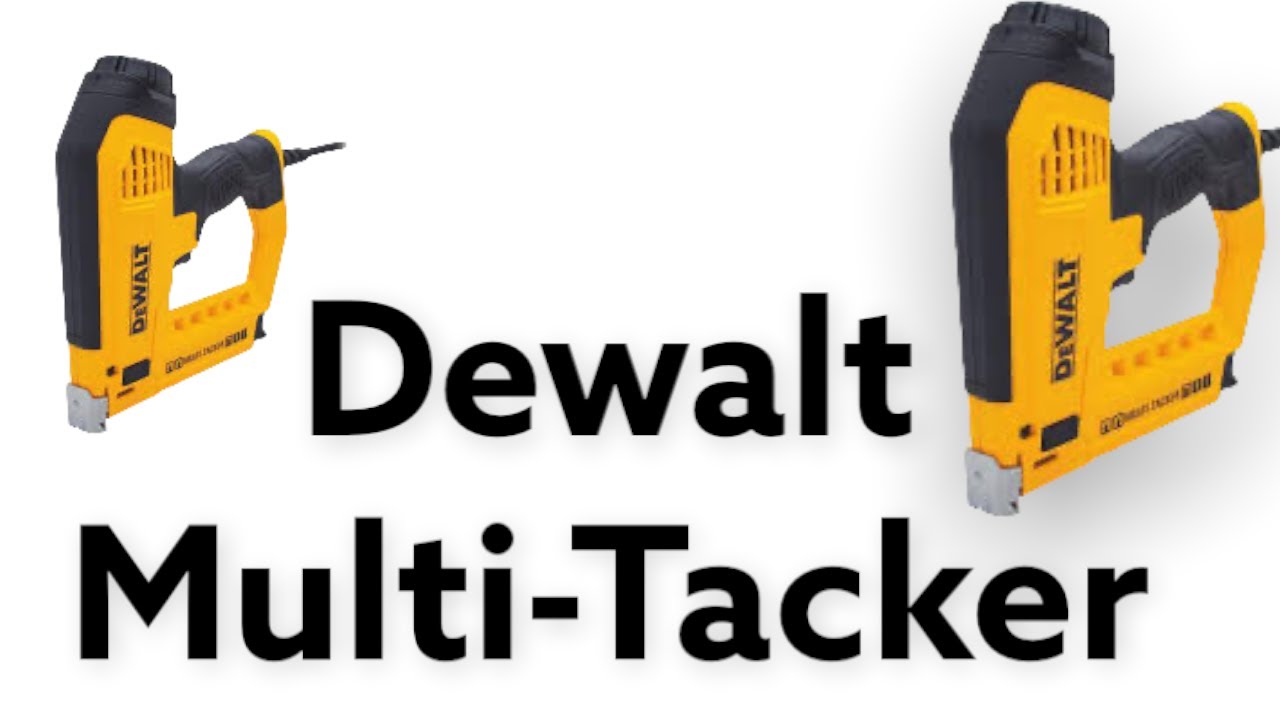 Учебное пособие по многофункциональному степлеру Dewalt