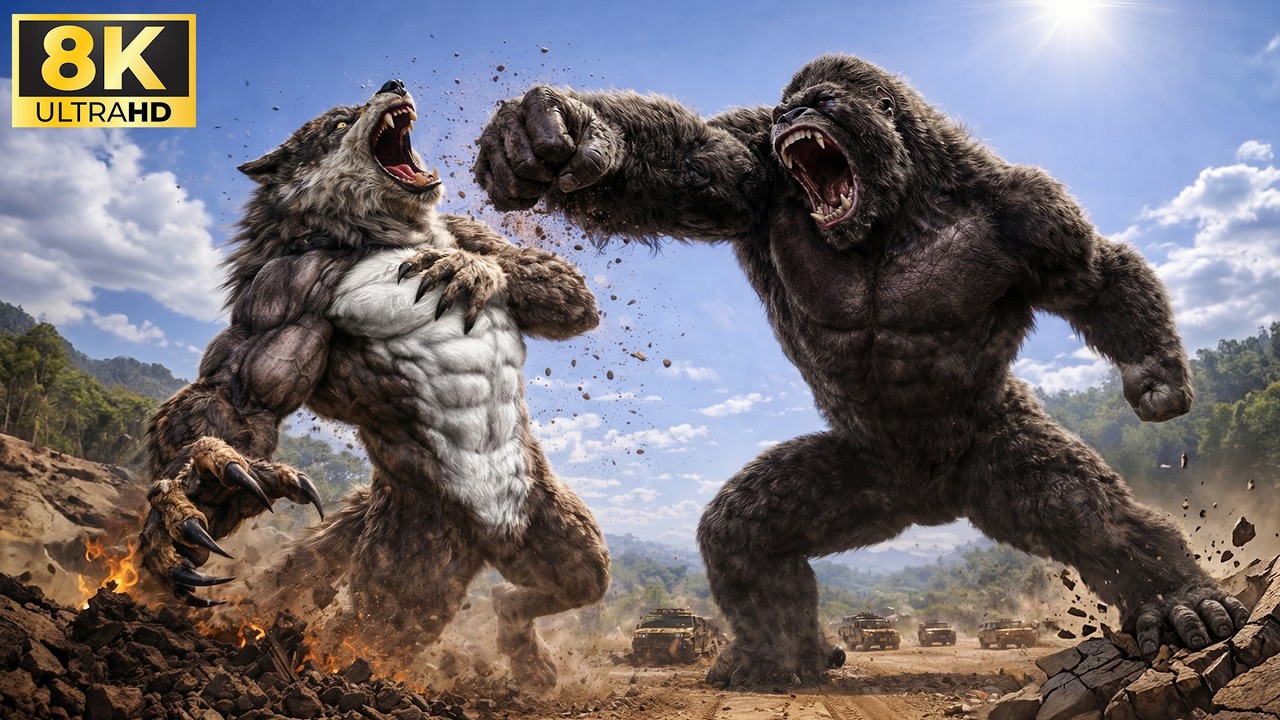 King Kong vs Giant Werewolf – Epic Monster Battle in the Forest | Full movie 2026