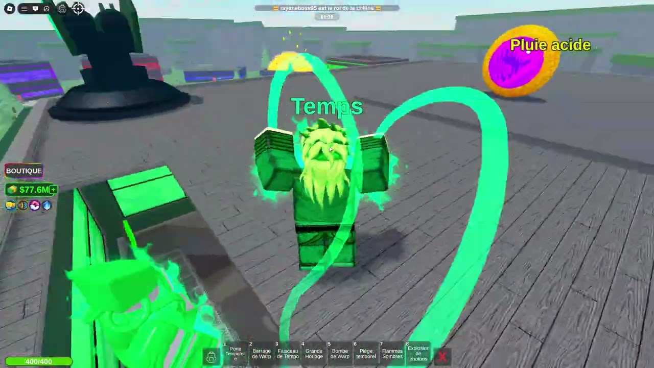 playing with power of time in roblox