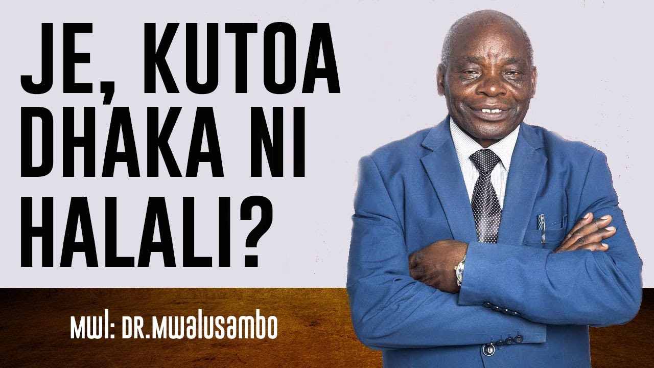JE KUTOA DHAKA NI HALALI? #onlineservice #kingdomphilosophy #biblestudy