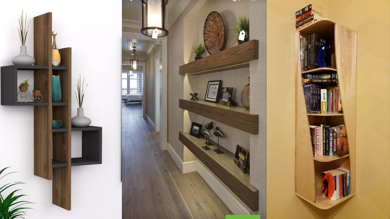 Modern Wooden Wall Shelves Designs 2023 I Home Decor Ideas
