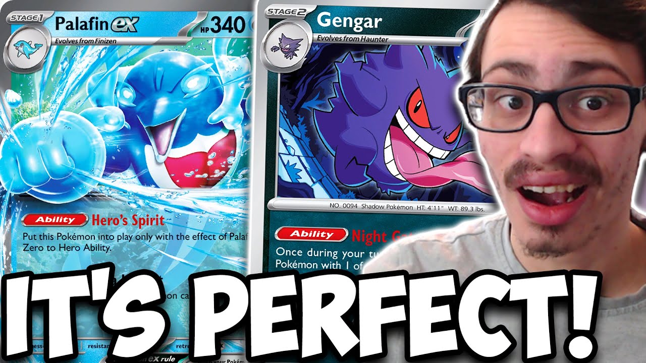Palafin ex Is PERFECT With This Gengar! FREE Switching Every Turn! PTCGL