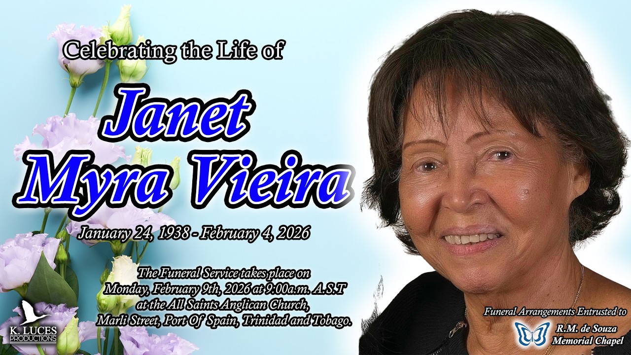Funeral Service of Janet Myra Vieira