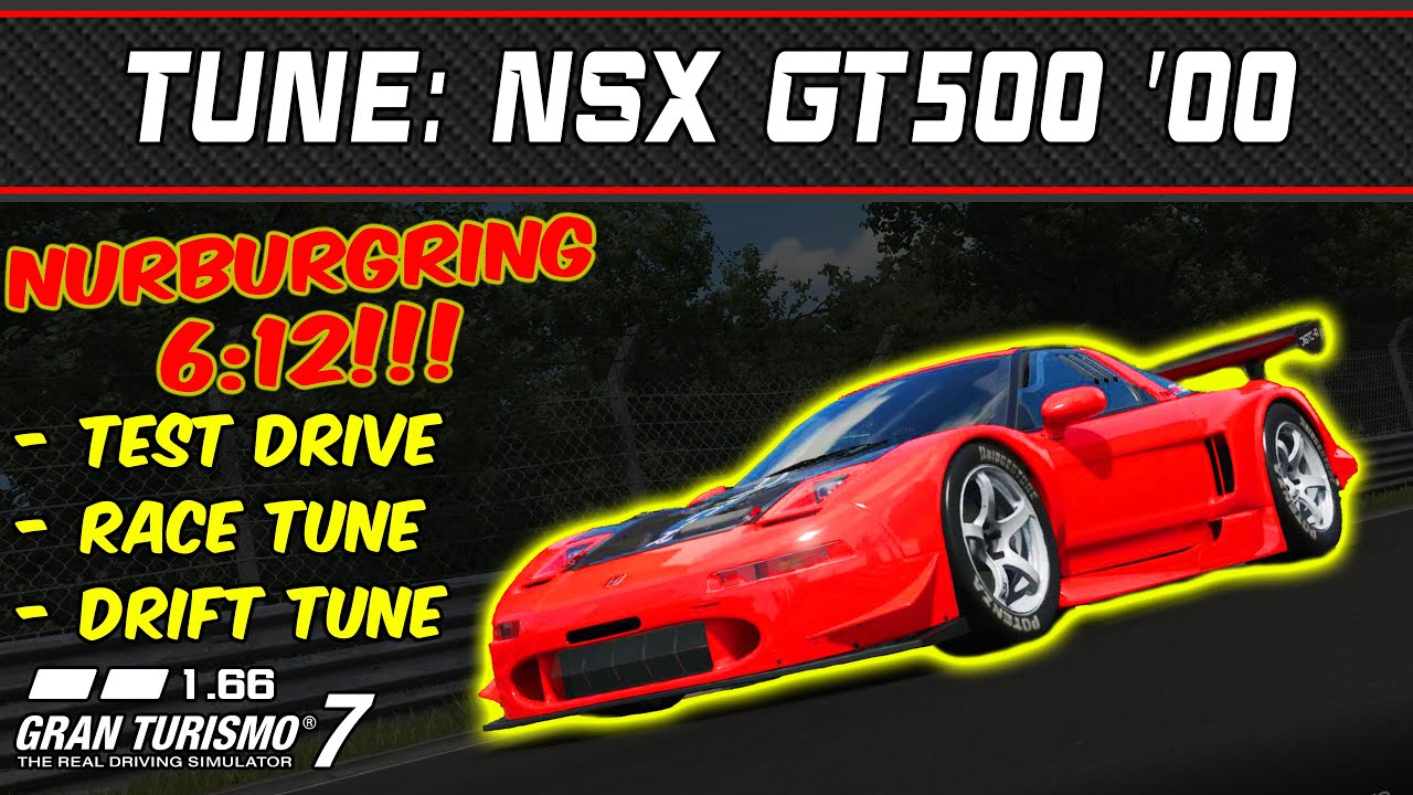 GT7 - Настройка: Honda NSX GT500 '00 - Gran Turismo 7 - 1.66