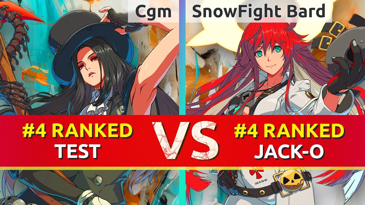 GGST ▰ Cgm (#4 Ranked Testament) vs SnowFight Bard (#4 Ranked Jack-O). High Level Gameplay