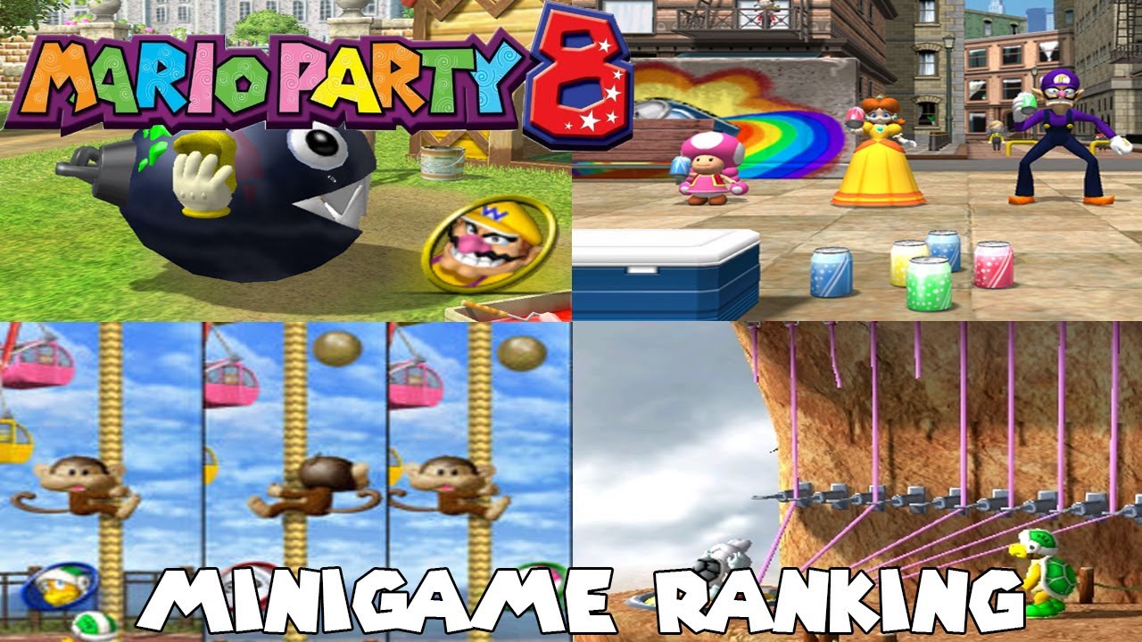 Mario Party 8 - Full MiniGame Rankings