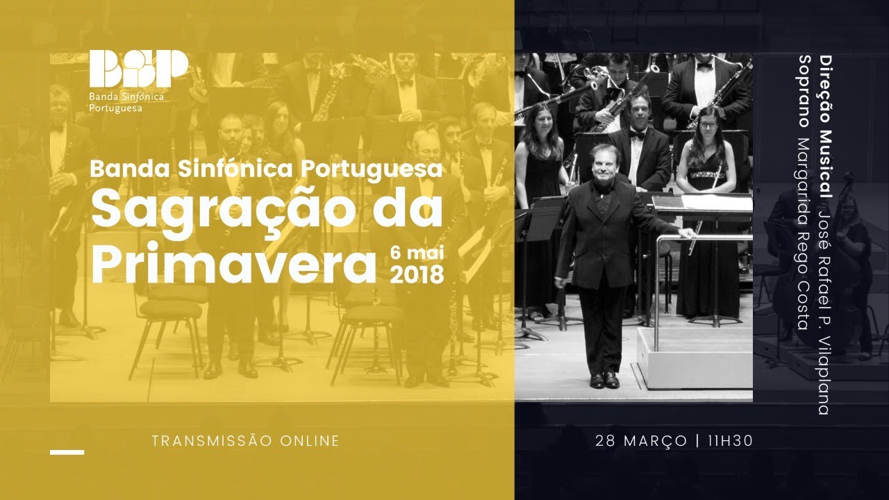 TRANSMISSÃO ONLINE |  Sagração da Primavera, 6 mai. 2018, Casa da Música